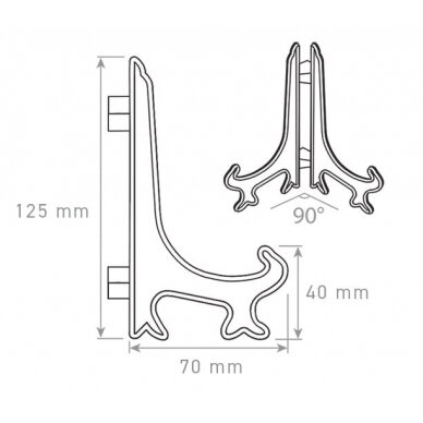 Lėkštės laikiklis PL-HOLDER 3